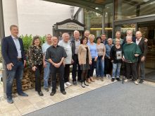 Gästeehrung Gülpen, Leisner, Biehaule, Peisl 15 J., Hägel, Rohde, Grehl, Döbler 10 J.